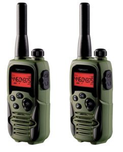 Kommunikation med walkie talkie i i en nödsituation